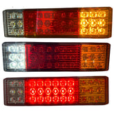 33 LED Truck Rectangle 3 Color Tail Light Bar Waterproof Turn Signal Brake Reverse Running Taillight for Truck Boat Trailer Pickup RV Camper UTV UTE Vans (2PCS) 12V 12x3
